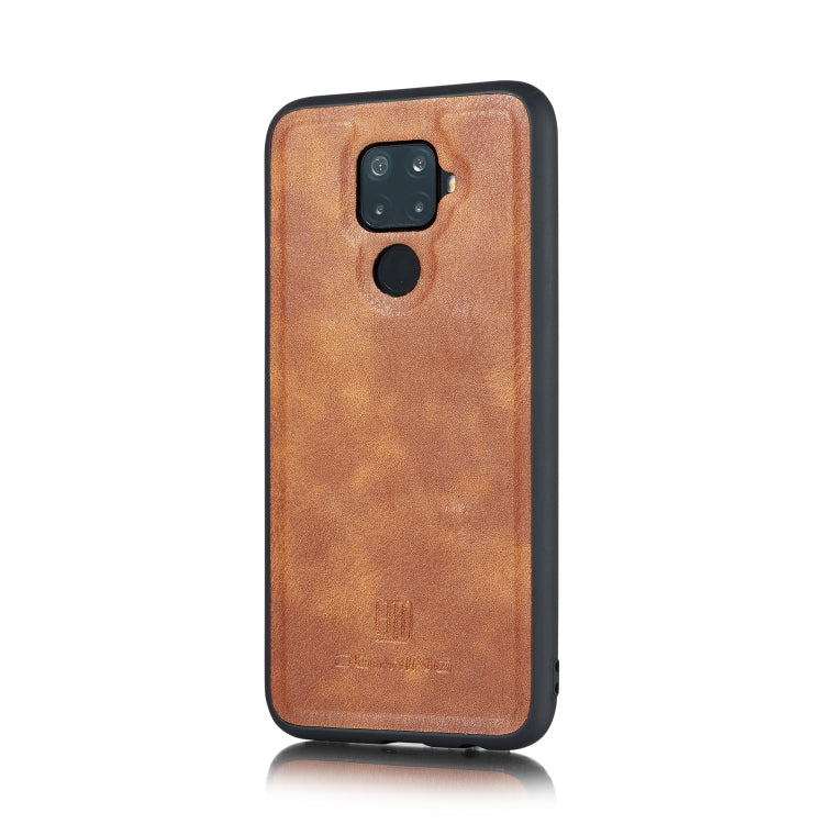 DG.MING Crazy Horse Texture Flip Detachable Magnetic Leather Case with Holder & Card Slots & Wallet For Huawei Nova 5i Pro / Mate 30 Lite