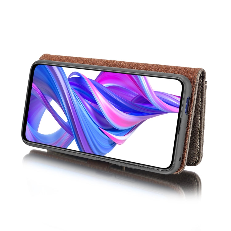For Huawei Honor 9X & 9X Pro & Y9s DG.MING Crazy Horse Texture Flip Detachable Magnetic Leather Case with Holder & Card Slots & Wallet