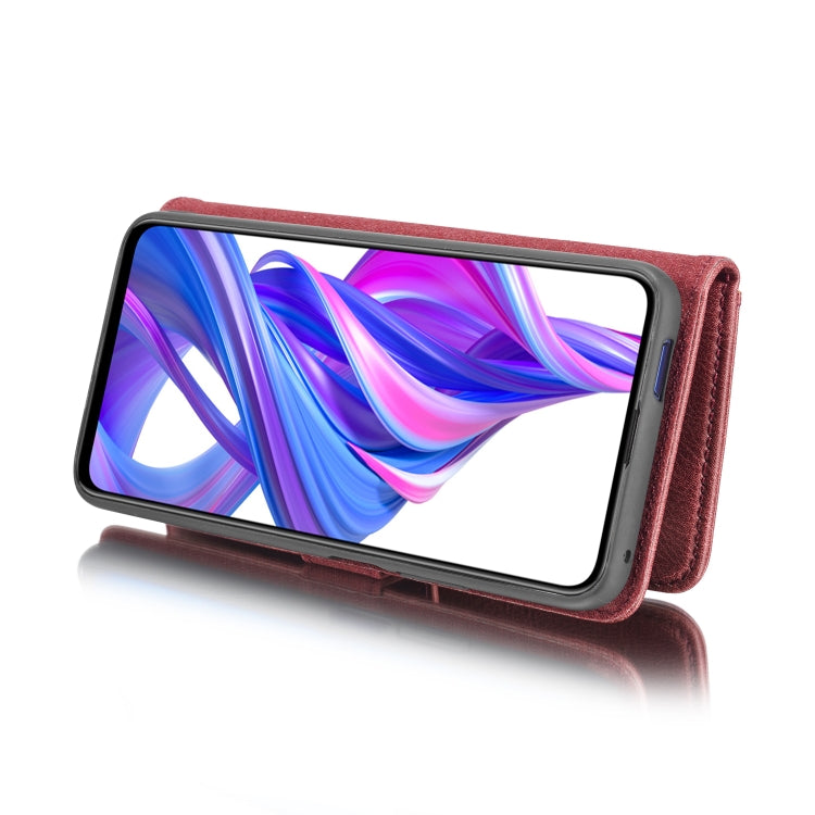 For Huawei Honor 9X & 9X Pro & Y9s DG.MING Crazy Horse Texture Flip Detachable Magnetic Leather Case with Holder & Card Slots & Wallet