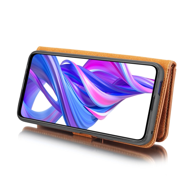 For Huawei Honor 9X & 9X Pro & Y9s DG.MING Crazy Horse Texture Flip Detachable Magnetic Leather Case with Holder & Card Slots & Wallet