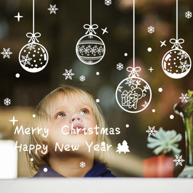 Creative Window Glass Door Removable Christmas Festival Wall Sticker Decoration