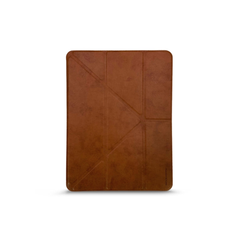 For iPad 9.7 inch RAIGOR INVERSE CAASSO Series Multi-folding Horizontal Flip Leather Case with Holder & Sleep / Wake-up Function & Pen Slot