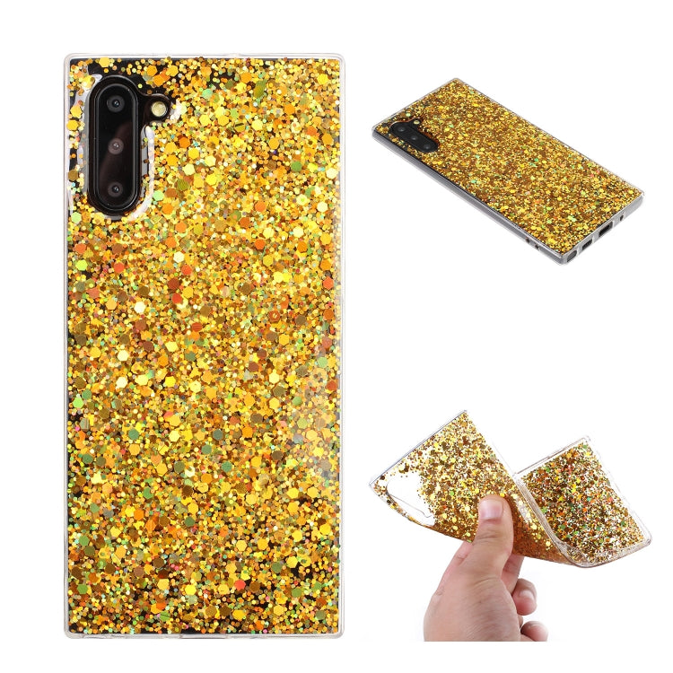 For Galaxy Note 10 Glitter Powder Soft TPU Protective Case