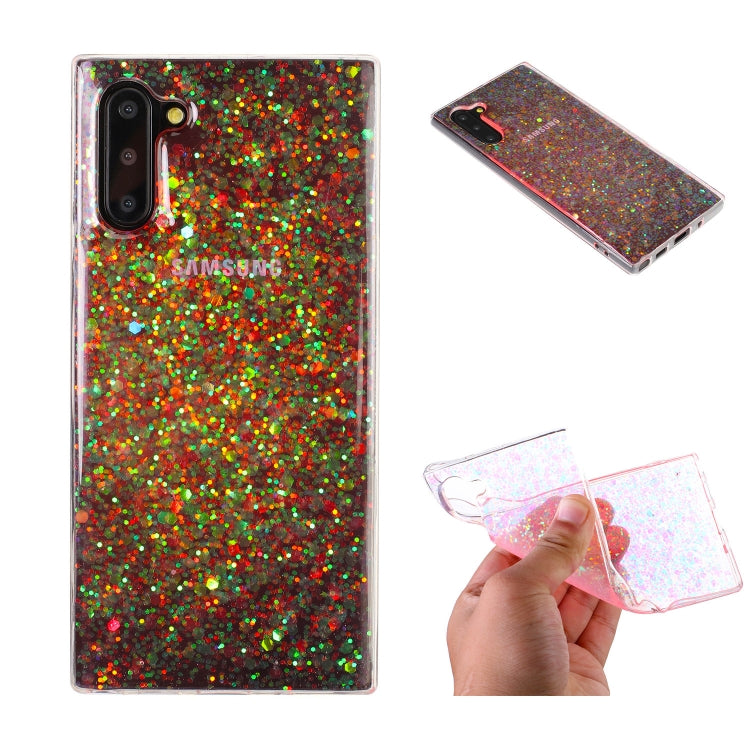 For Galaxy Note 10 Glitter Powder Soft TPU Protective Case