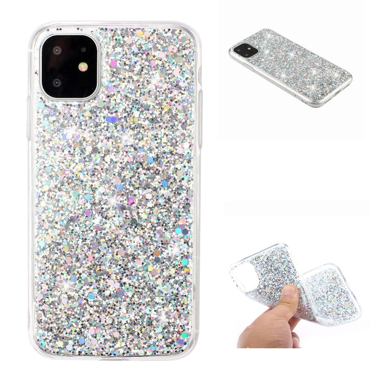 For iPhone 11 Glitter Powder Soft TPU Protective Case