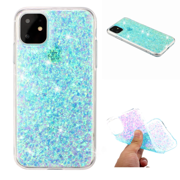 For iPhone 11 Glitter Powder Soft TPU Protective Case