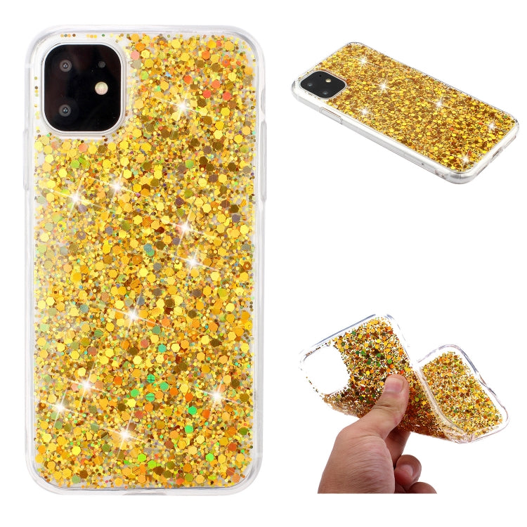 For iPhone 11 Glitter Powder Soft TPU Protective Case