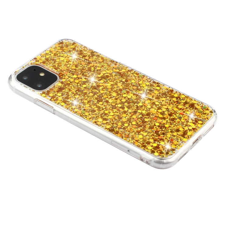 For iPhone 11 Glitter Powder Soft TPU Protective Case