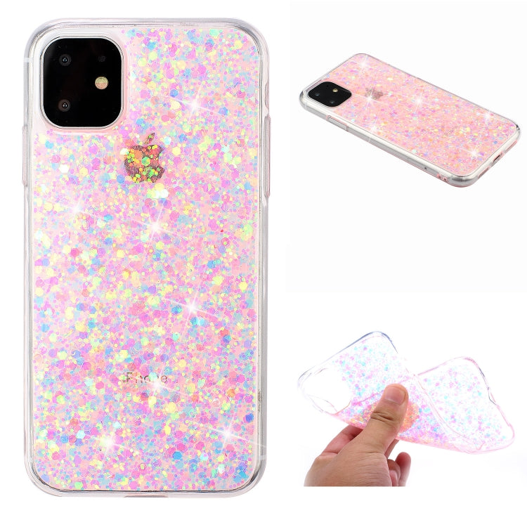 For iPhone 11 Glitter Powder Soft TPU Protective Case