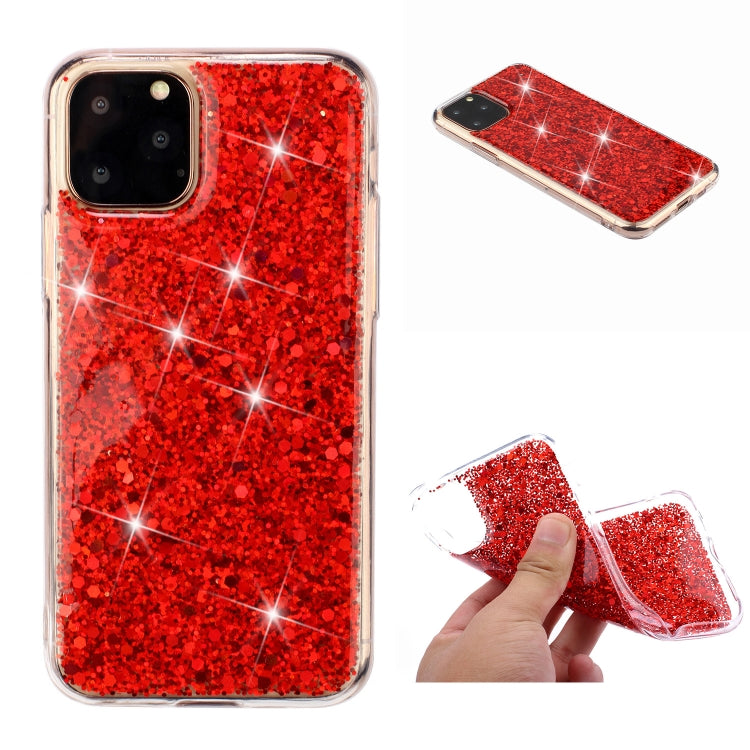 For iPhone 11 Pro Max (6.5 inch) Glitter Powder Soft TPU Protective Case