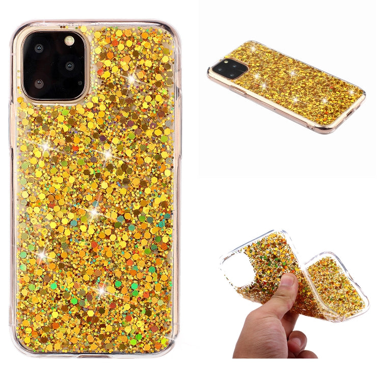 For iPhone 11 Pro Max (6.5 inch) Glitter Powder Soft TPU Protective Case