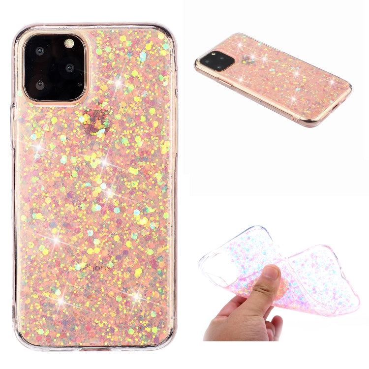 For iPhone 11 Pro Max (6.5 inch) Glitter Powder Soft TPU Protective Case