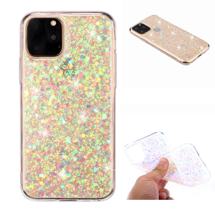 For iPhone 11 Pro Max (6.5 inch) Glitter Powder Soft TPU Protective Case