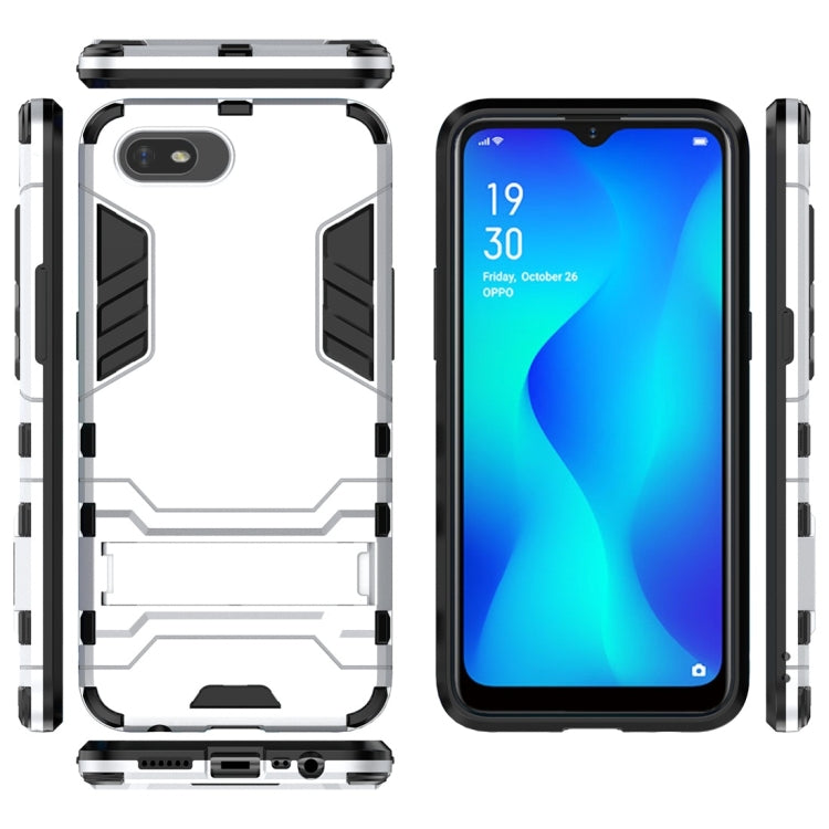 For OPPO A1k / Realme C2 Shockproof PC + TPU Protective Case with Invisible Holder