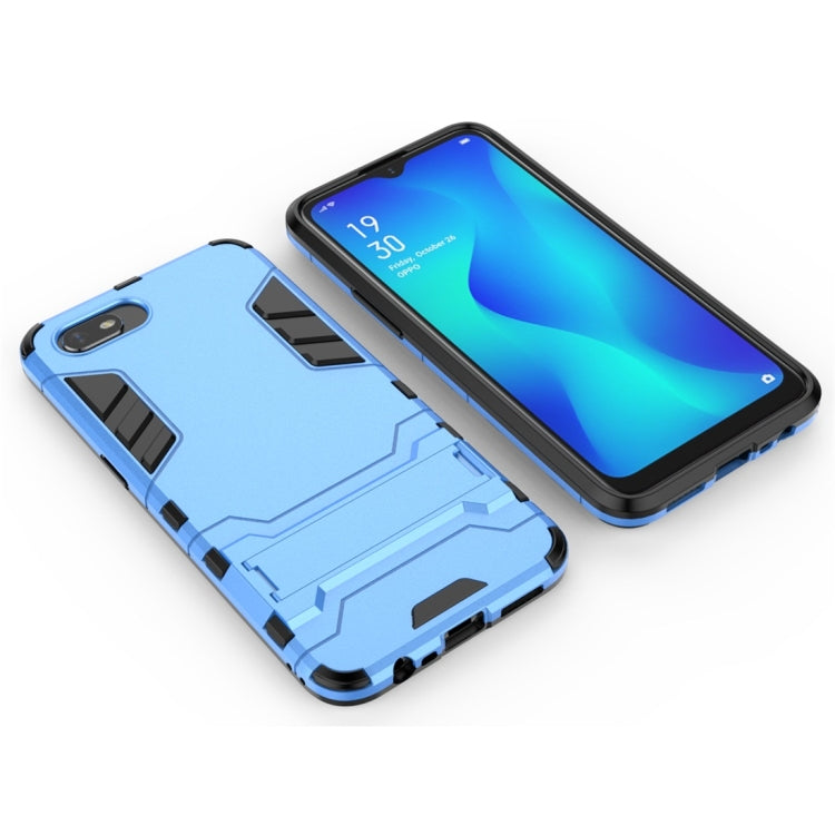 For OPPO A1k / Realme C2 Shockproof PC + TPU Protective Case with Invisible Holder