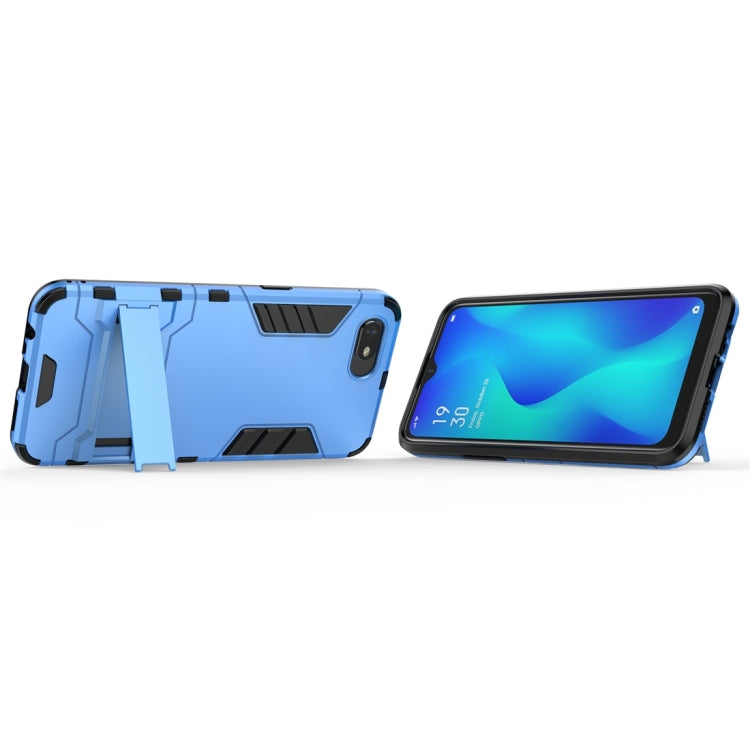 For OPPO A1k / Realme C2 Shockproof PC + TPU Protective Case with Invisible Holder