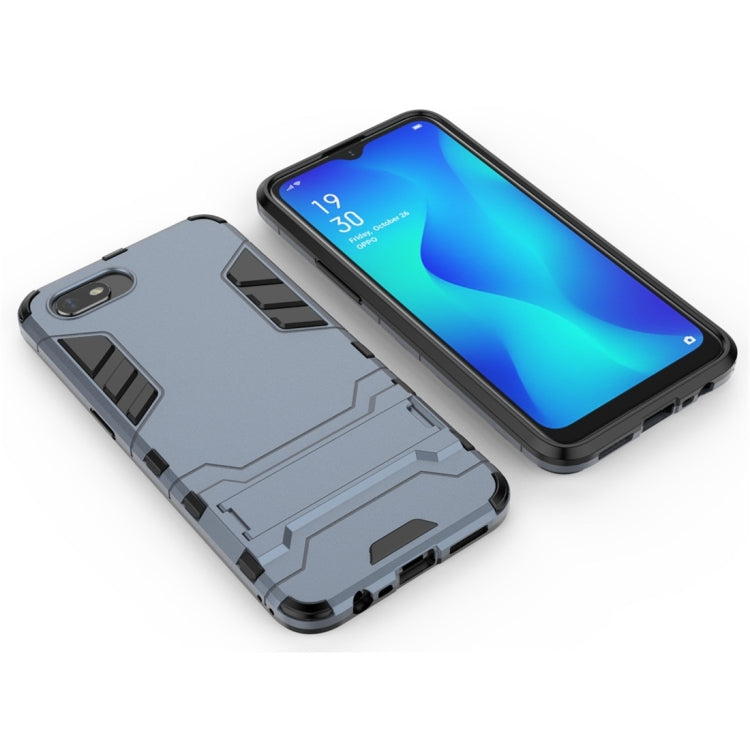 For OPPO A1k / Realme C2 Shockproof PC + TPU Protective Case with Invisible Holder