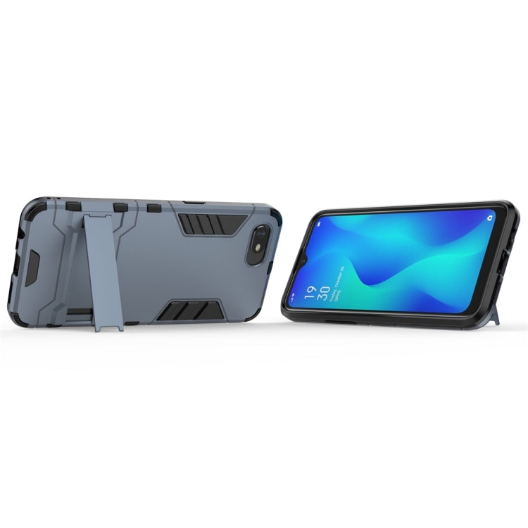 For OPPO A1k / Realme C2 Shockproof PC + TPU Protective Case with Invisible Holder