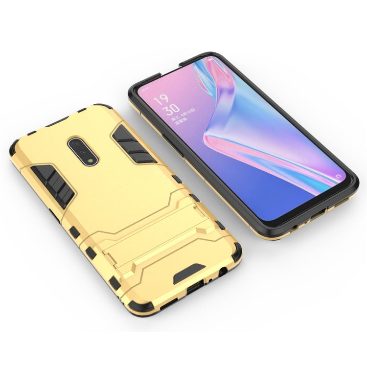 For OPPO K3 Shockproof PC + TPU Protective Case with Invisible Holder