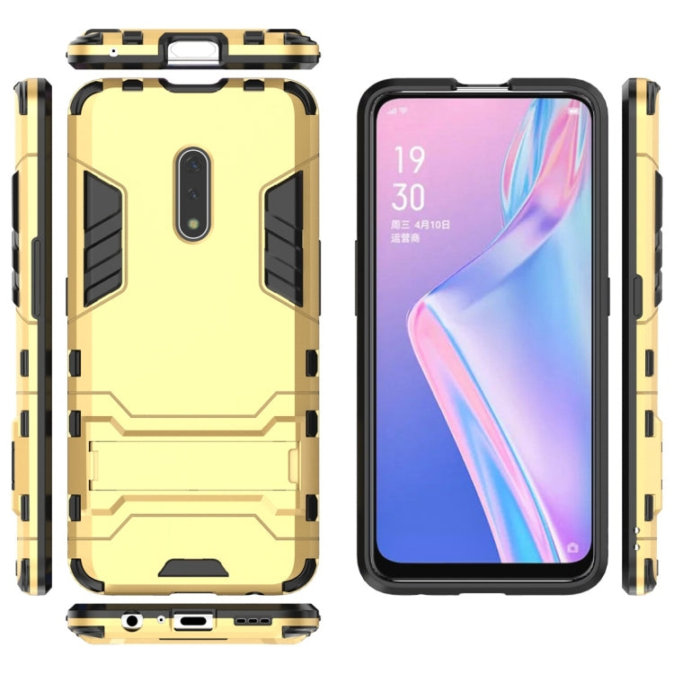For OPPO K3 Shockproof PC + TPU Protective Case with Invisible Holder