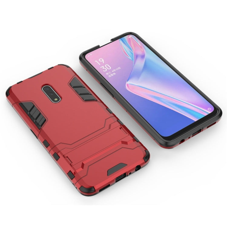 For OPPO K3 Shockproof PC + TPU Protective Case with Invisible Holder