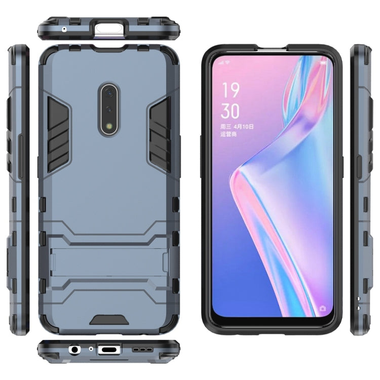 For OPPO K3 Shockproof PC + TPU Protective Case with Invisible Holder