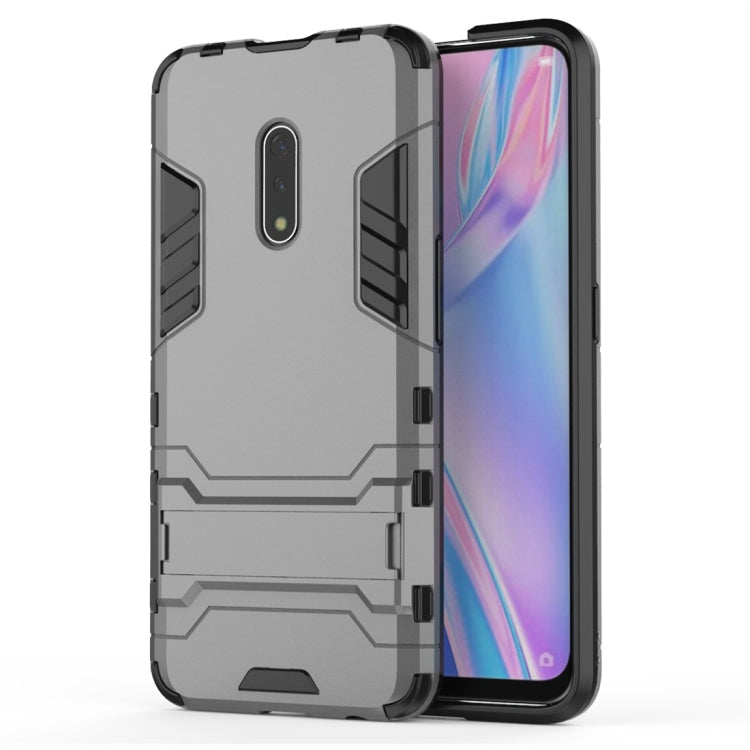 For OPPO K3 Shockproof PC + TPU Protective Case with Invisible Holder