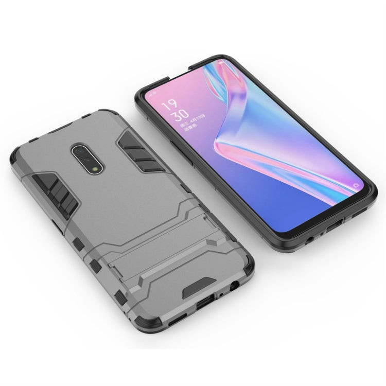 For OPPO K3 Shockproof PC + TPU Protective Case with Invisible Holder