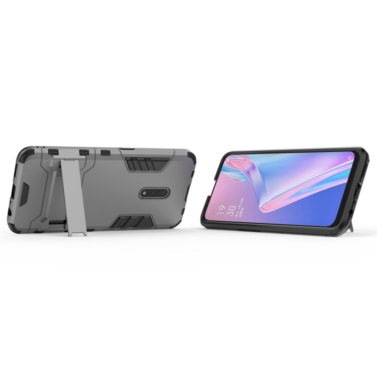 For OPPO K3 Shockproof PC + TPU Protective Case with Invisible Holder