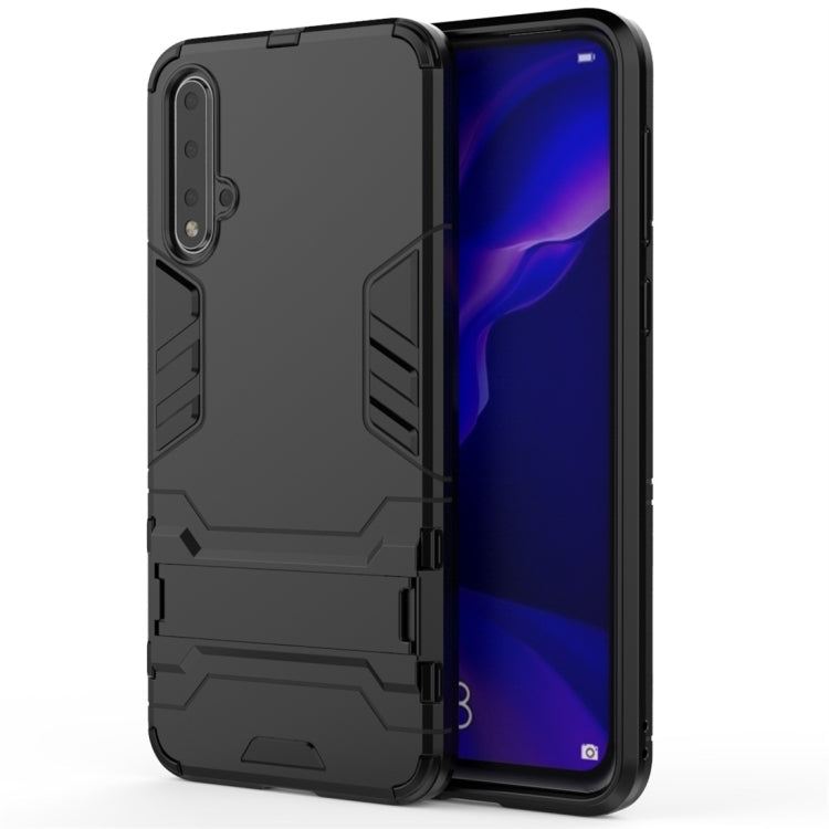 For Huawei Nova 5 / Nova 5 Pro Shockproof PC + TPU Protective Case with Invisible Holder