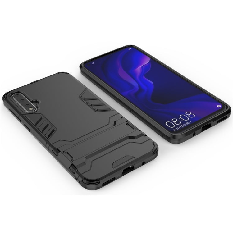For Huawei Nova 5 / Nova 5 Pro Shockproof PC + TPU Protective Case with Invisible Holder