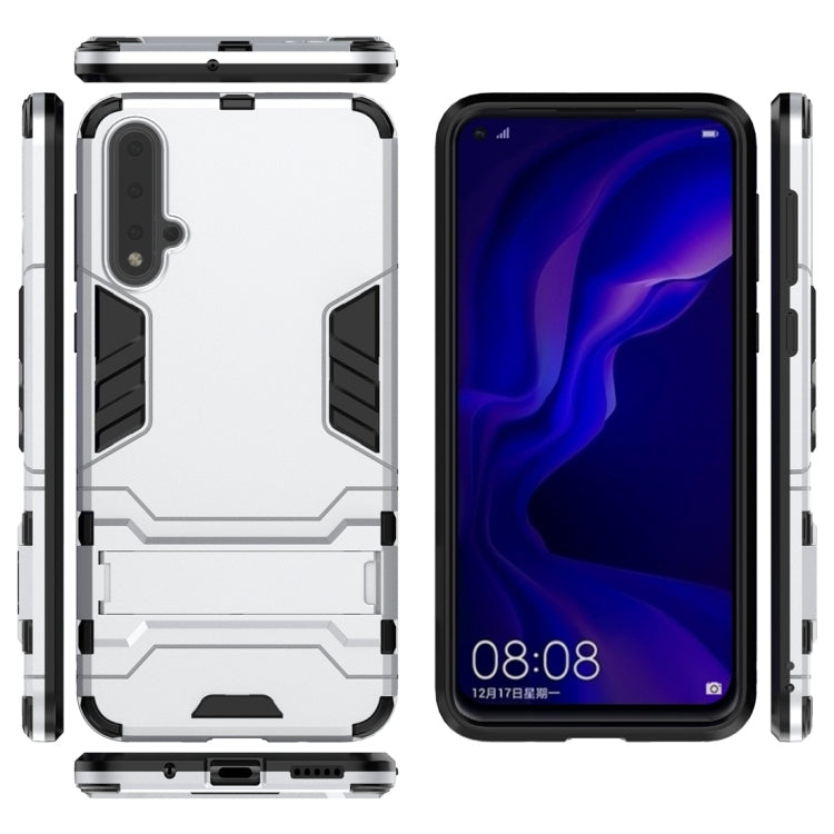 For Huawei Nova 5 / Nova 5 Pro Shockproof PC + TPU Protective Case with Invisible Holder