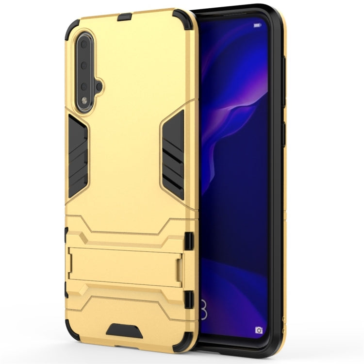 For Huawei Nova 5 / Nova 5 Pro Shockproof PC + TPU Protective Case with Invisible Holder