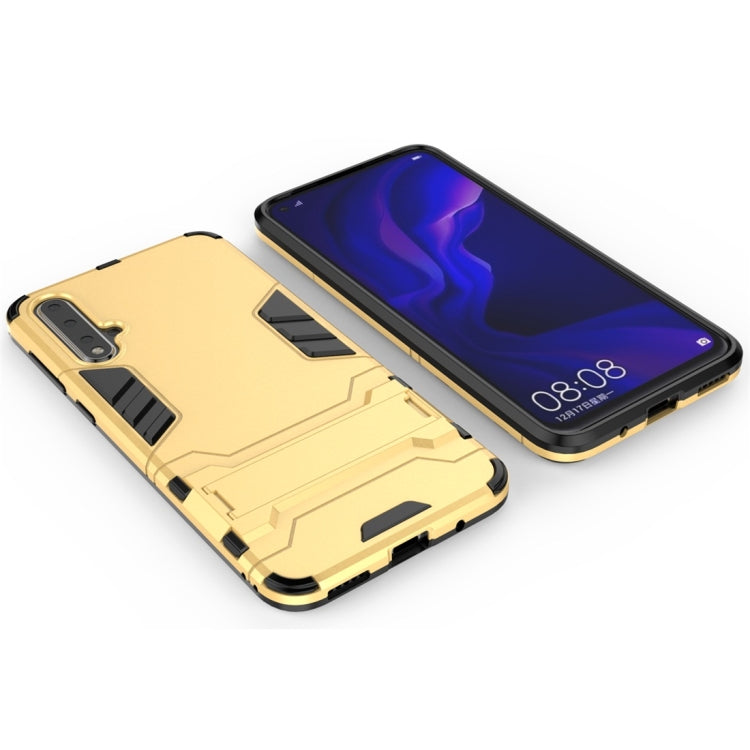 For Huawei Nova 5 / Nova 5 Pro Shockproof PC + TPU Protective Case with Invisible Holder