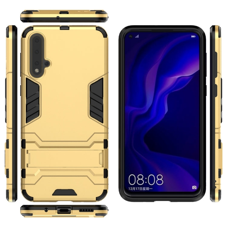 For Huawei Nova 5 / Nova 5 Pro Shockproof PC + TPU Protective Case with Invisible Holder