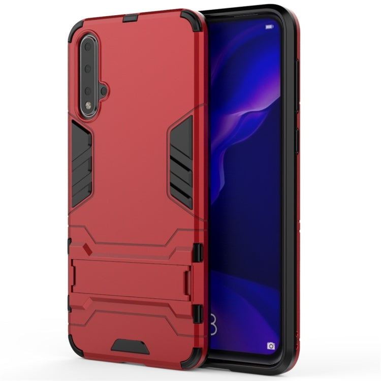 For Huawei Nova 5 / Nova 5 Pro Shockproof PC + TPU Protective Case with Invisible Holder