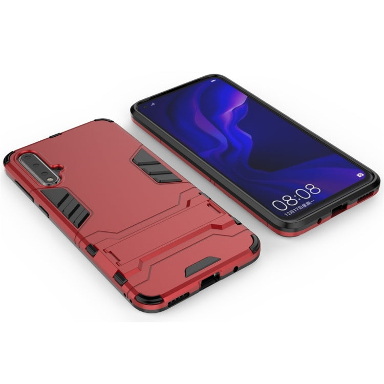 For Huawei Nova 5 / Nova 5 Pro Shockproof PC + TPU Protective Case with Invisible Holder