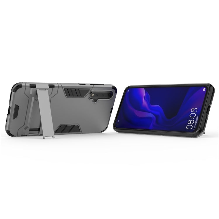 For Huawei Nova 5 / Nova 5 Pro Shockproof PC + TPU Protective Case with Invisible Holder
