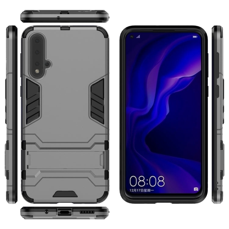 For Huawei Nova 5 / Nova 5 Pro Shockproof PC + TPU Protective Case with Invisible Holder