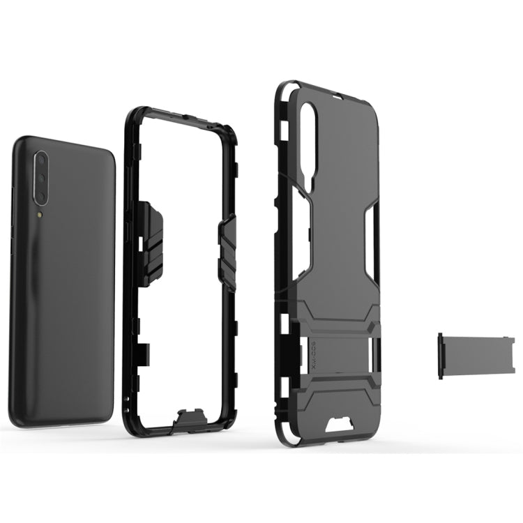 For Xiaomi Mi CC9 Shockproof PC + TPU Protective Case with Invisible Holder