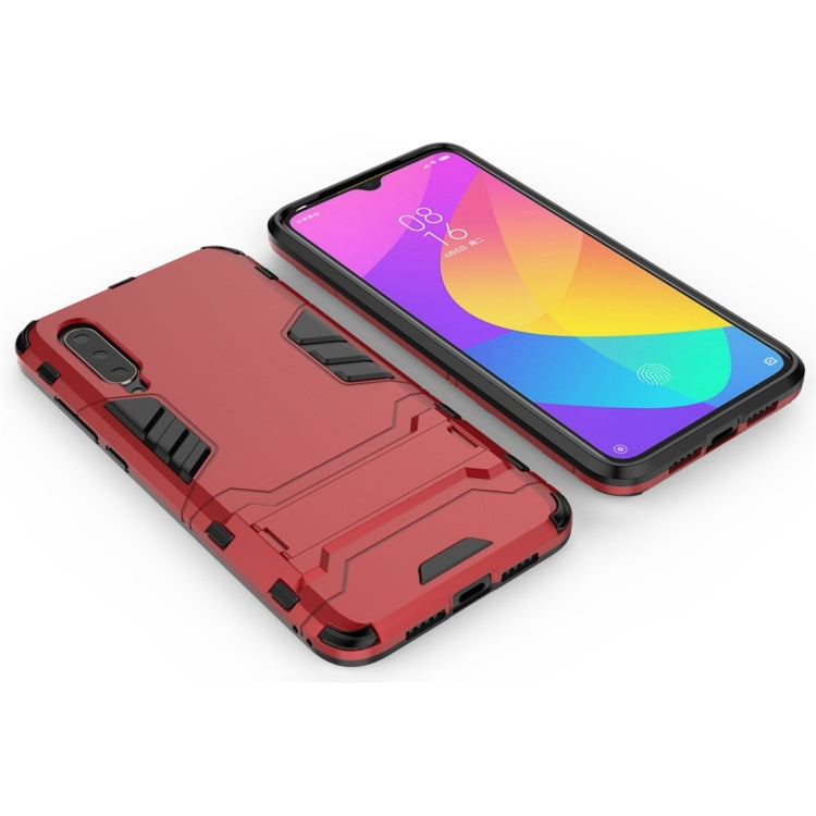 For Xiaomi Mi CC9 Shockproof PC + TPU Protective Case with Invisible Holder