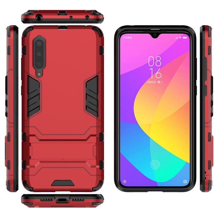 For Xiaomi Mi CC9 Shockproof PC + TPU Protective Case with Invisible Holder