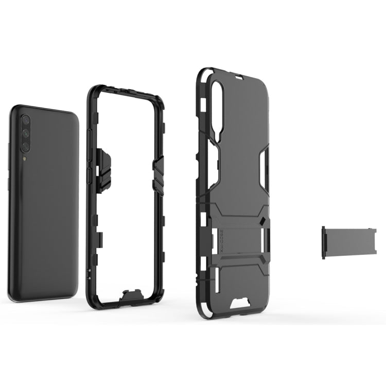 For Xiaomi Mi CC9e Shockproof PC + TPU Protective Case with Invisible Holder