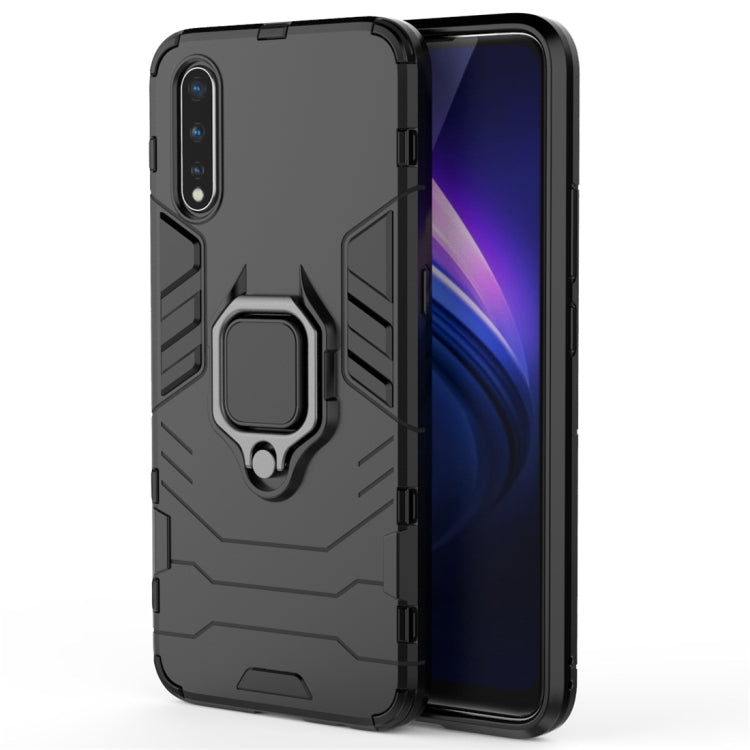 For Vivo iQOO Neo PC + TPU Shockproof Protective Case with Magnetic Ring Holder