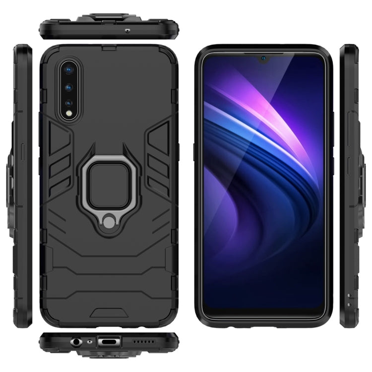 For Vivo iQOO Neo PC + TPU Shockproof Protective Case with Magnetic Ring Holder