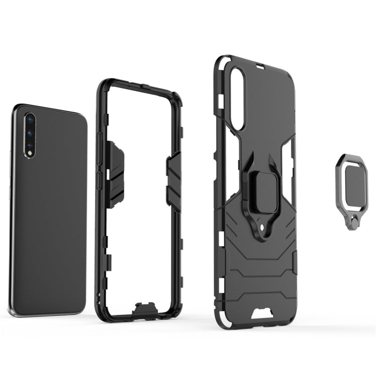 For Vivo iQOO Neo PC + TPU Shockproof Protective Case with Magnetic Ring Holder