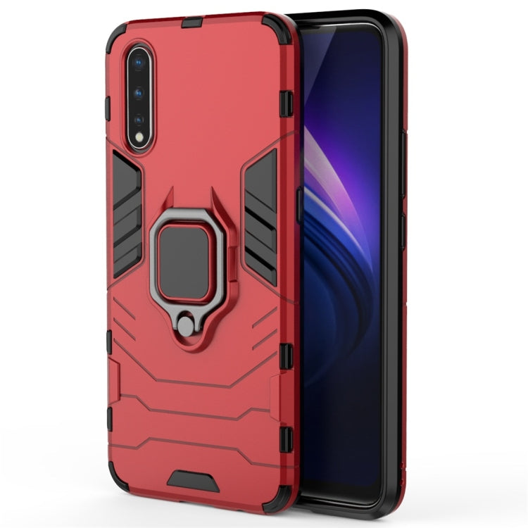 For Vivo iQOO Neo PC + TPU Shockproof Protective Case with Magnetic Ring Holder