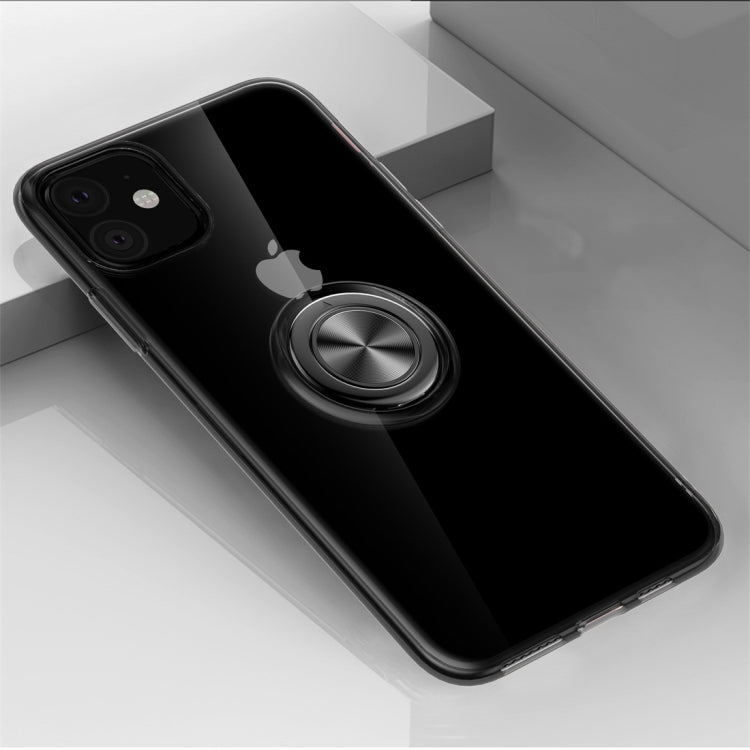 For iPhone 11 Ultra-thin TPU Protective Case with 360 Degree Rotation Holder