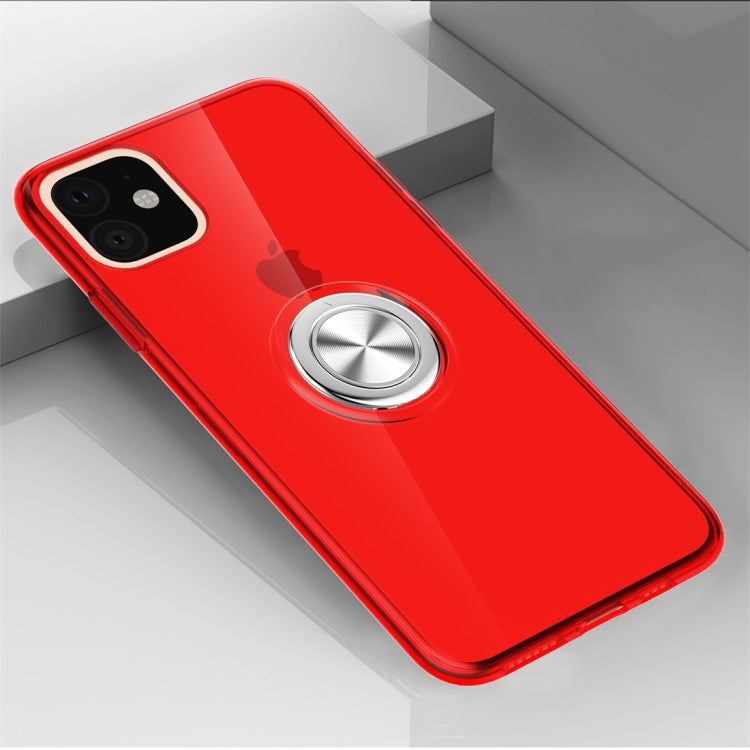 For iPhone 11 Ultra-thin TPU Protective Case with 360 Degree Rotation Holder