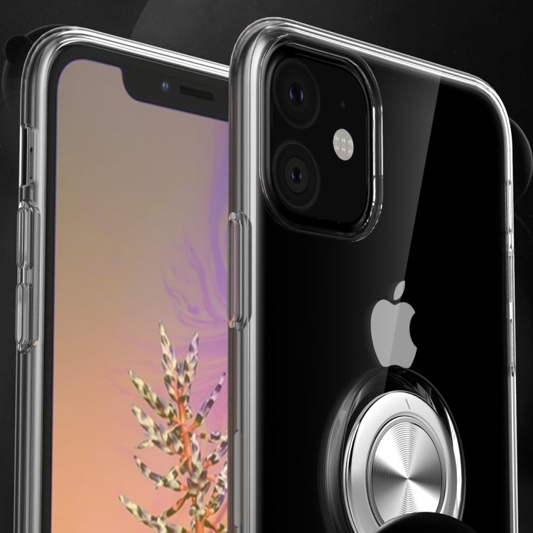 For iPhone 11 Ultra-thin TPU Protective Case with 360 Degree Rotation Holder